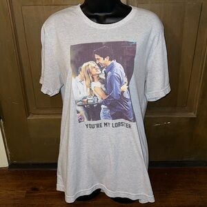 Friends “You’re My Lobster” Friday + Saturday Gray Short Sleeve Shirt Size L